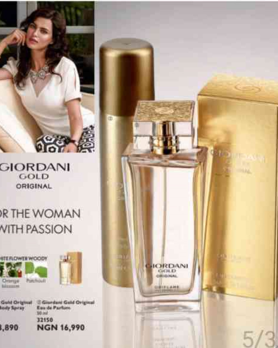 Fragrance Giordani Gold Original Eau De Parfum Review GIORDANI