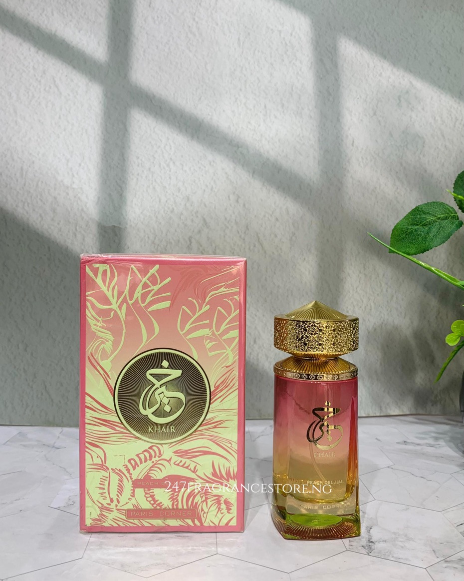 Khair Peach Delulu by PARIS CORNER | 247Fragrancestore.ng. Smell
