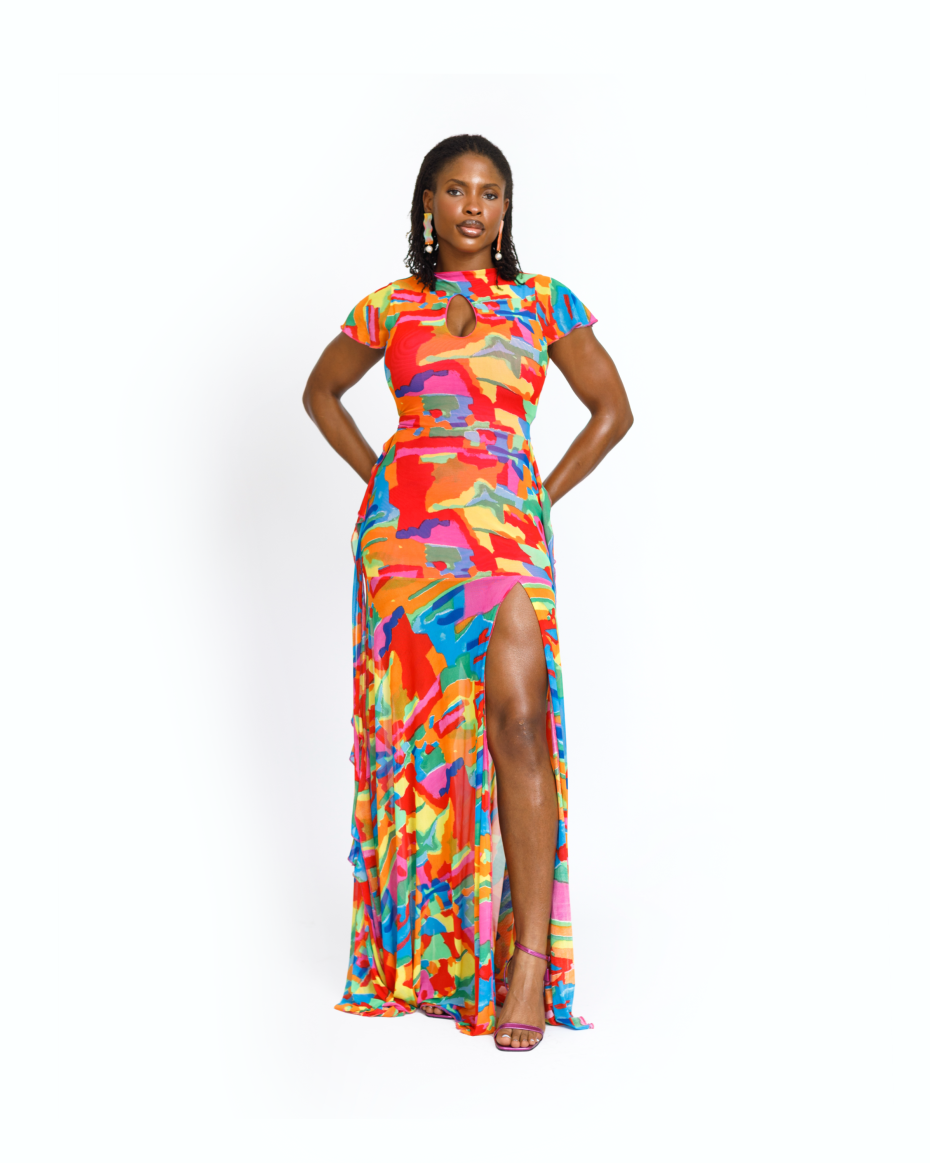 chinese dress ladies Erika Peña Vero Bohemian Womens Maxi Dress Noir Black / Xs/S main image 1