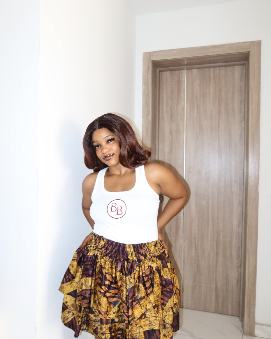 AMI Layered Skirt