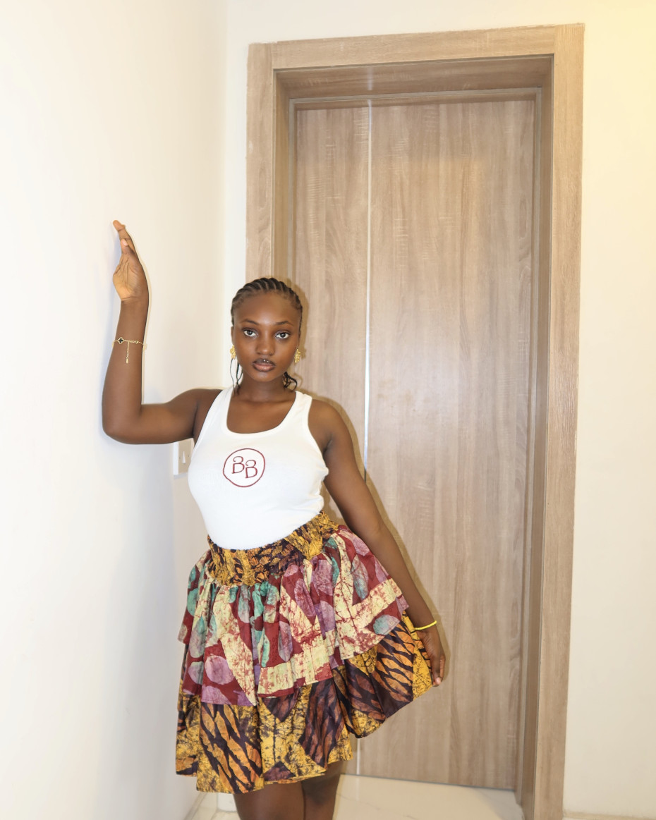 AMI Layered Skirt