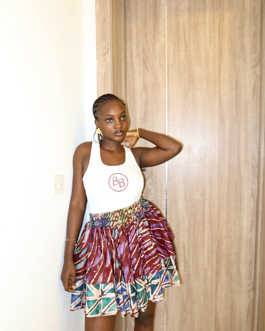 AMI Layered Skirt