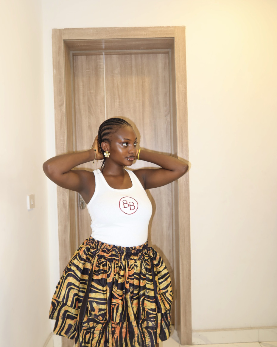 AMI Layered Skirt