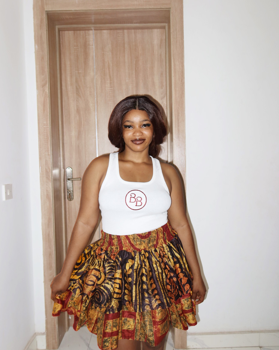 AMI Layered Skirt