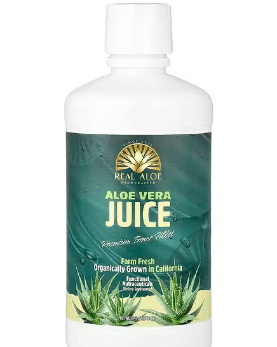 REAL ALOE Aloe Vera Juice 946 ml - Non-GMO Gluten Free