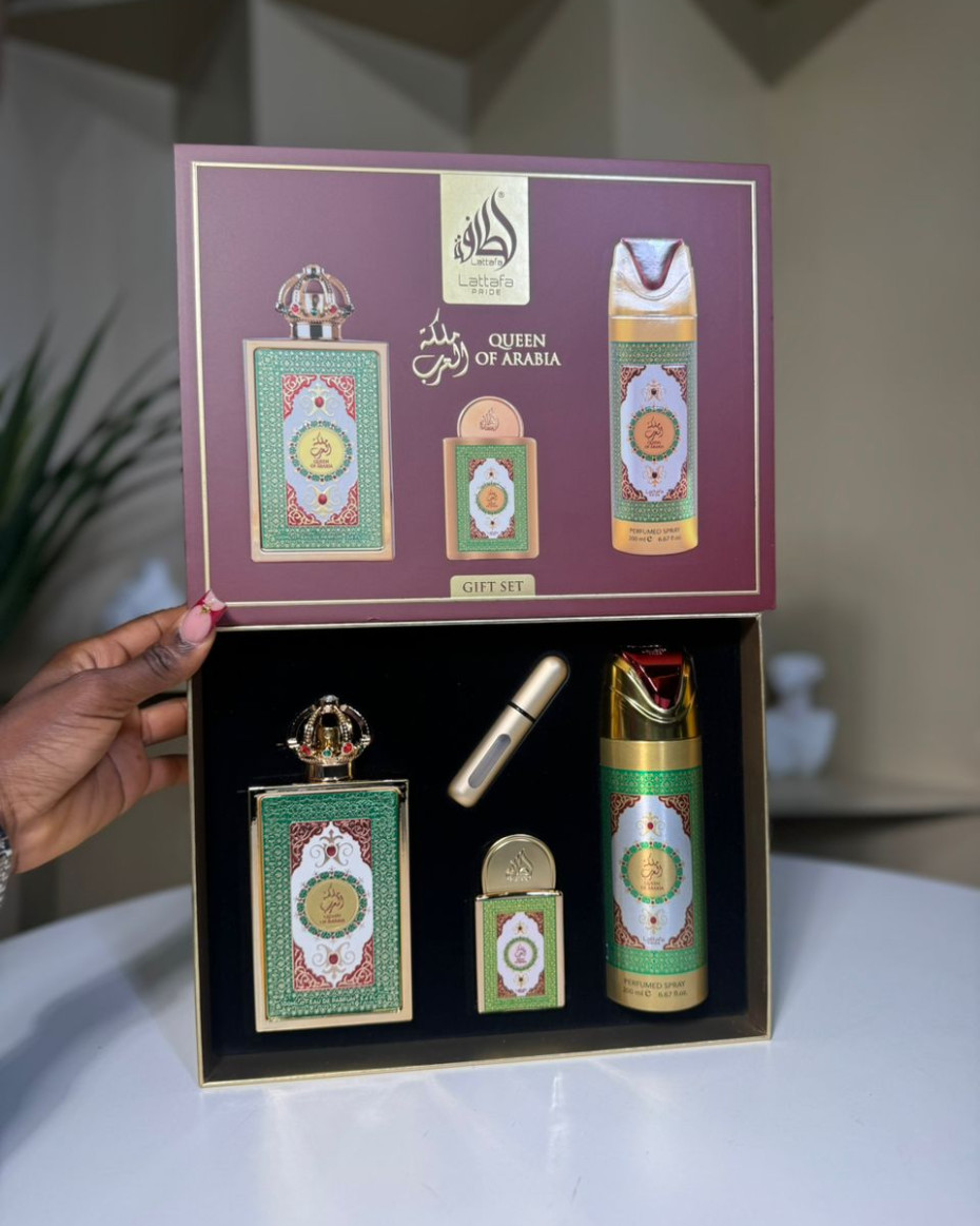 Lattafa Gift Set (QUEEN OF ARABIA) | Scent_by_teemah.