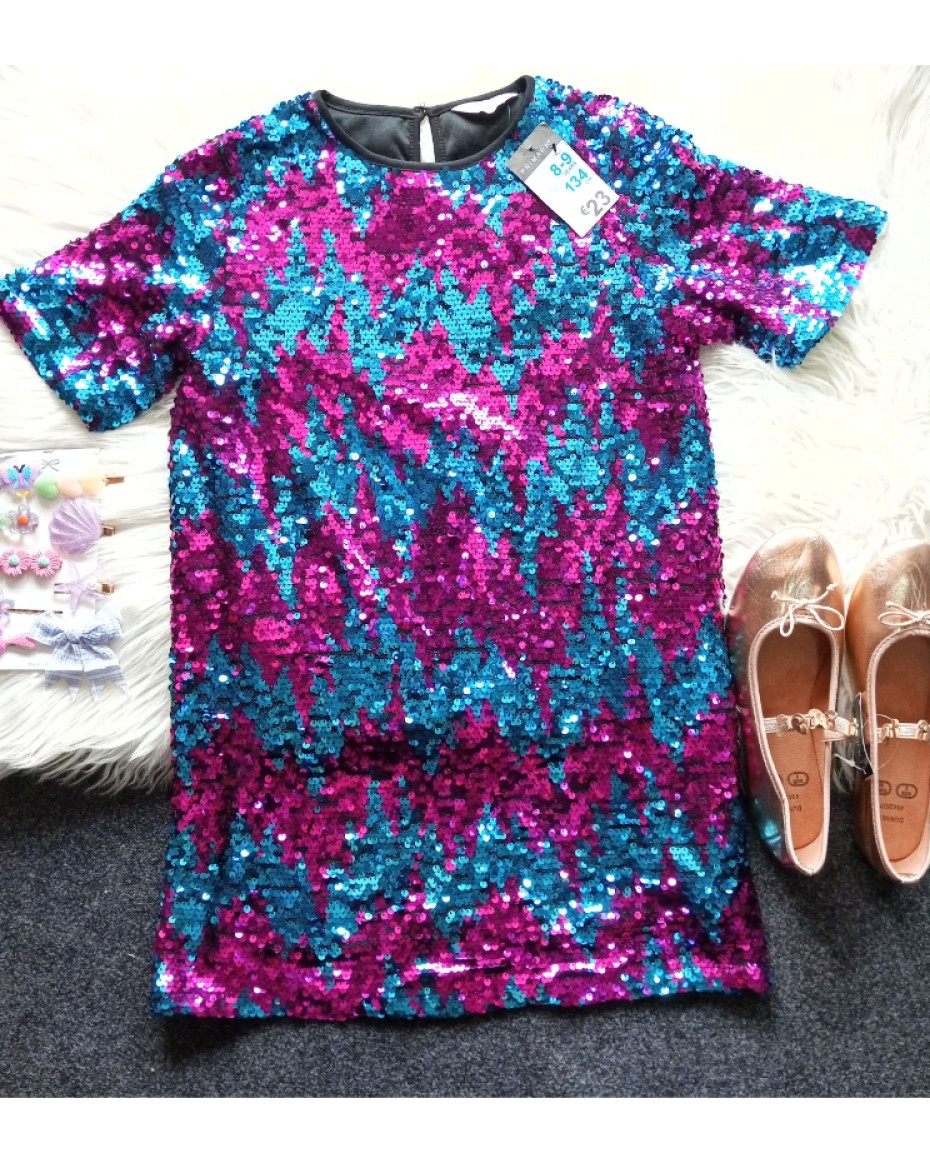 Primark Sequined Girls Dress - Main Image