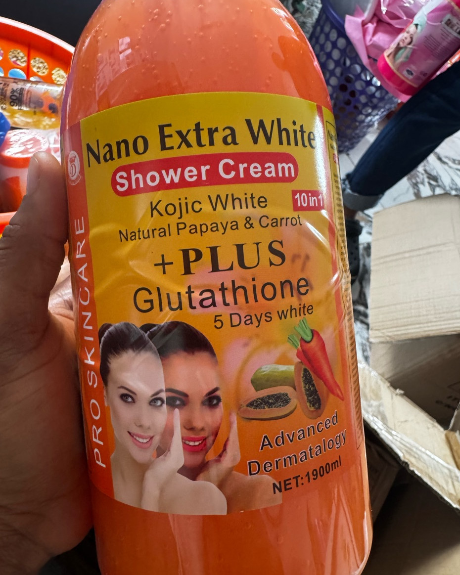 Nano Extra White Shower Gel | A.I.M HOUSE OF COSMETICS VENTURES. Apex  supplement