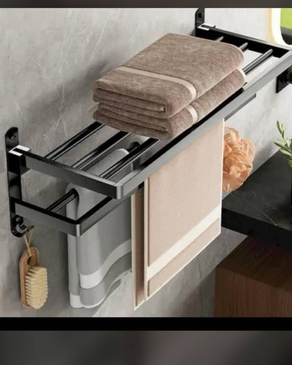 Double Towel Racks For Bathroom Towel Racks For Bathroom, 24 In Towel Shelf With Barbados | Ubuy Towel Holder