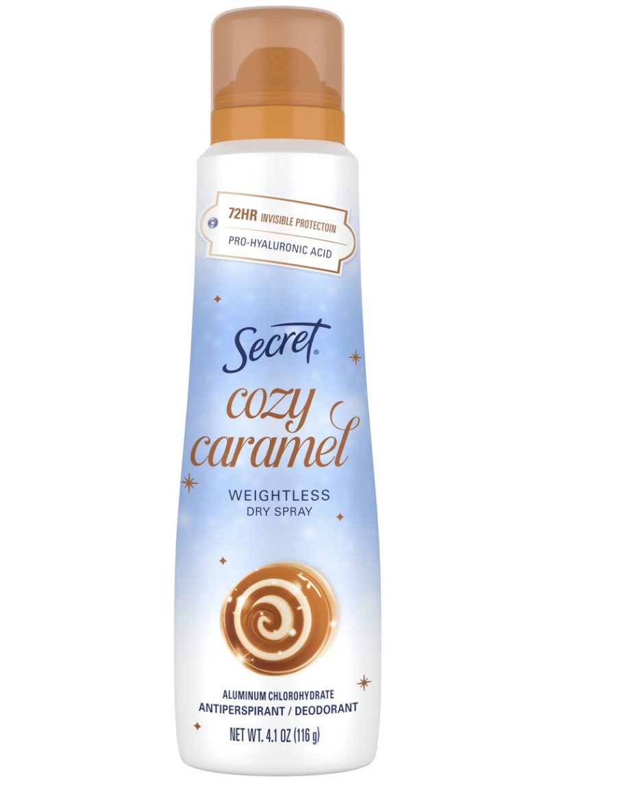 Secret Cozy Caramel Dry Spray