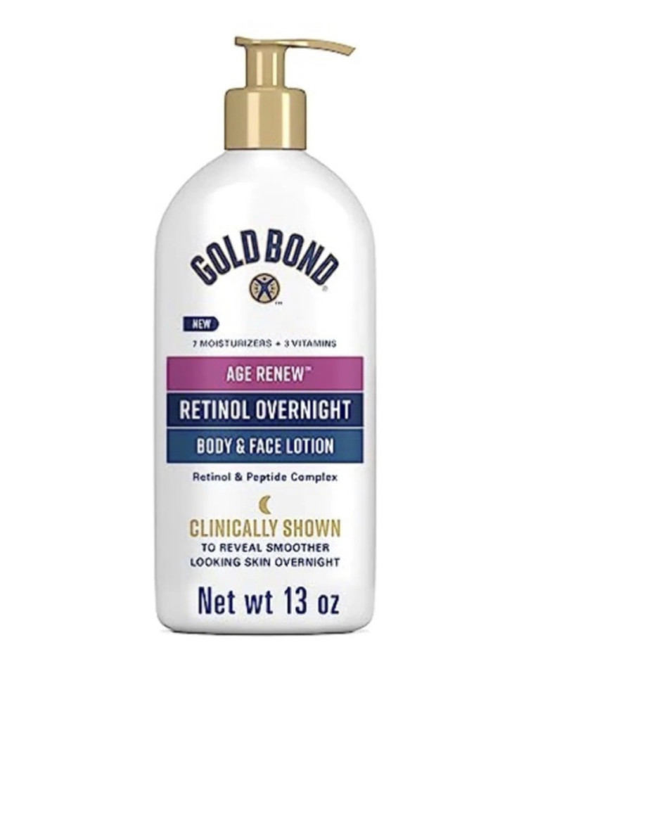 Gold Bond Age Renew Retinol Overnight Body And Face Lotion