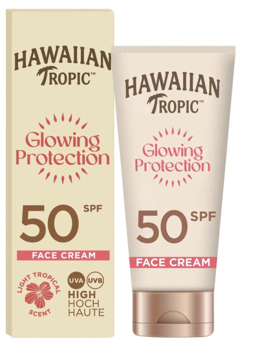 Hawaiian Tropic Glowing Protection 50 SPF Face Cream