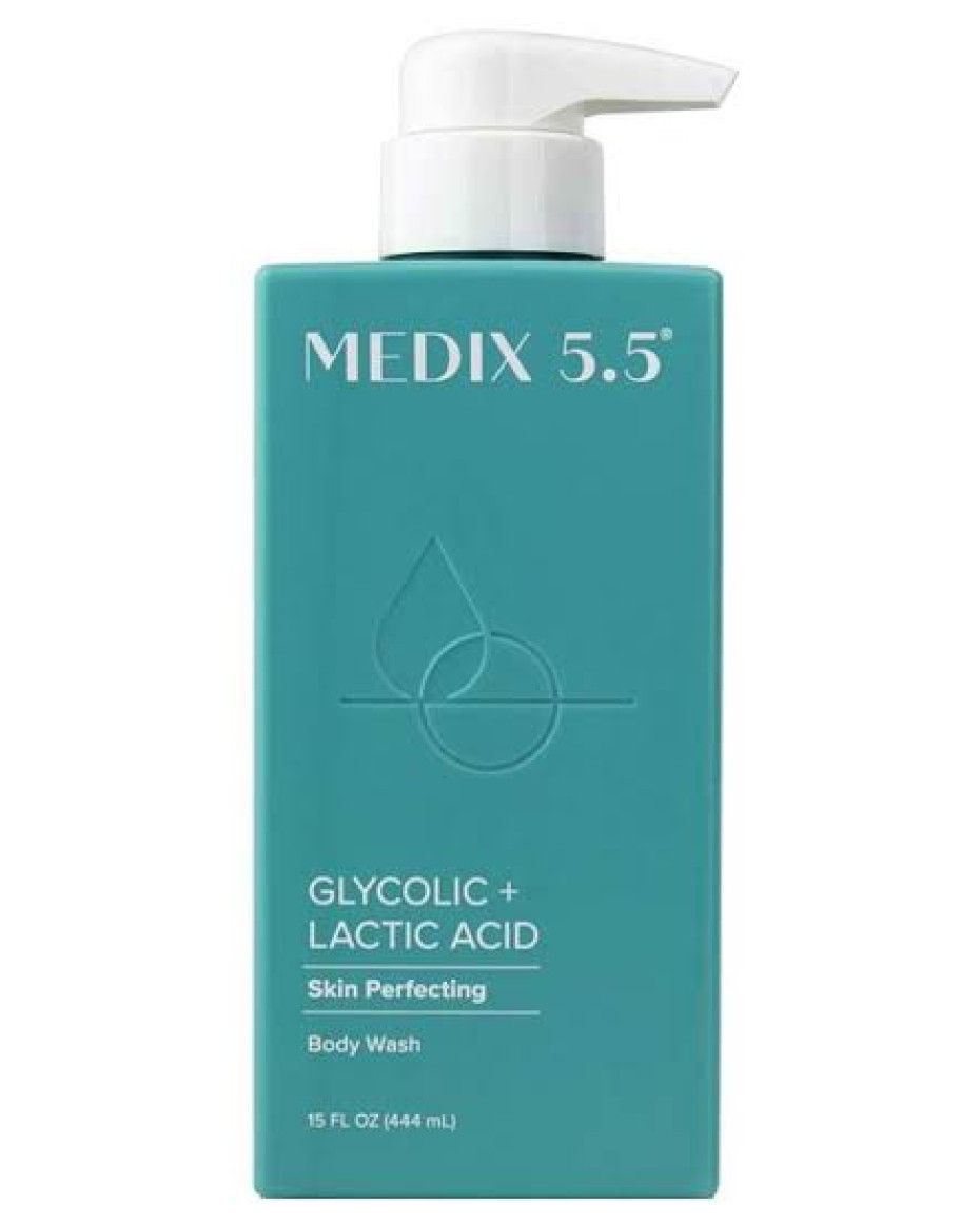 Medix Glycolic + Lactic Acid Exfoliating Body Wash