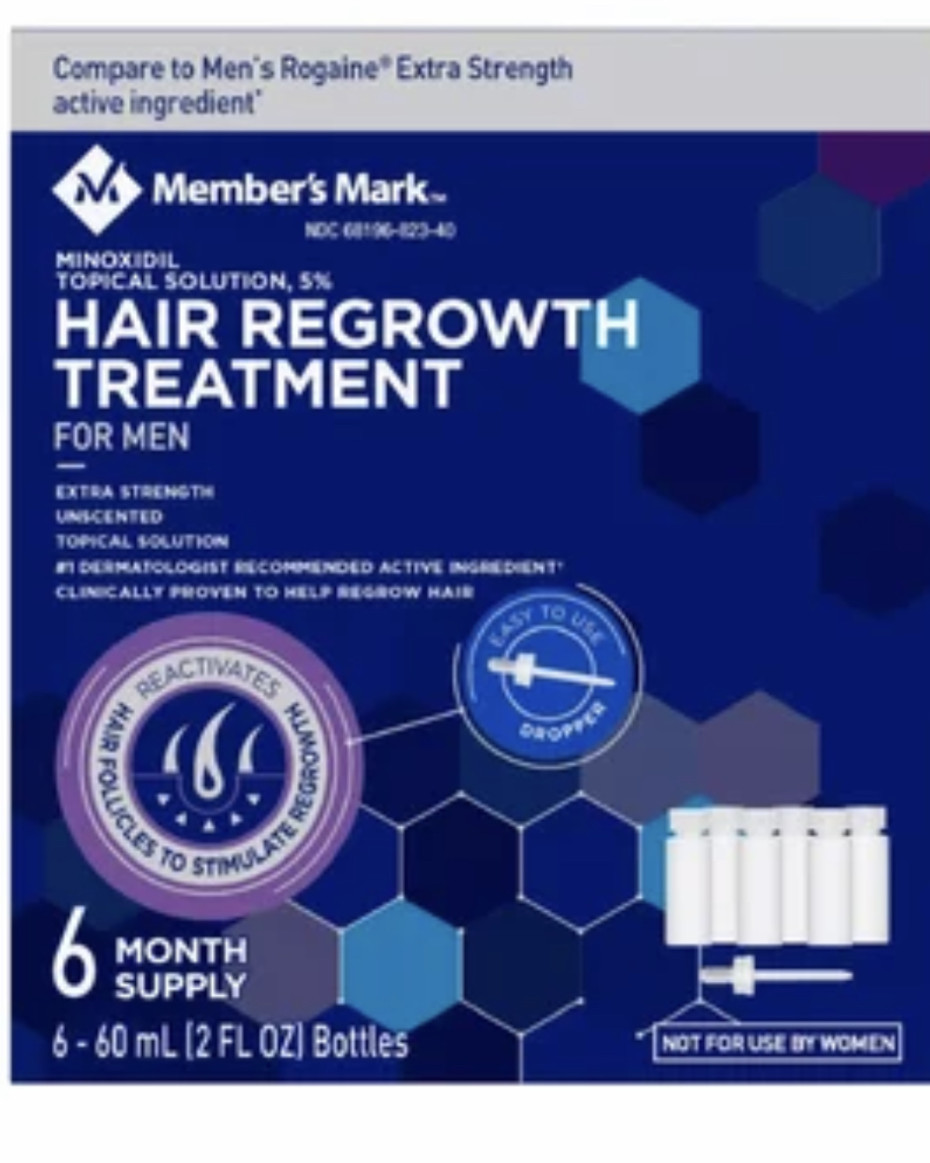 Hair Regrowth Treatment For Men Minoxidil Topical Solution USP 5%