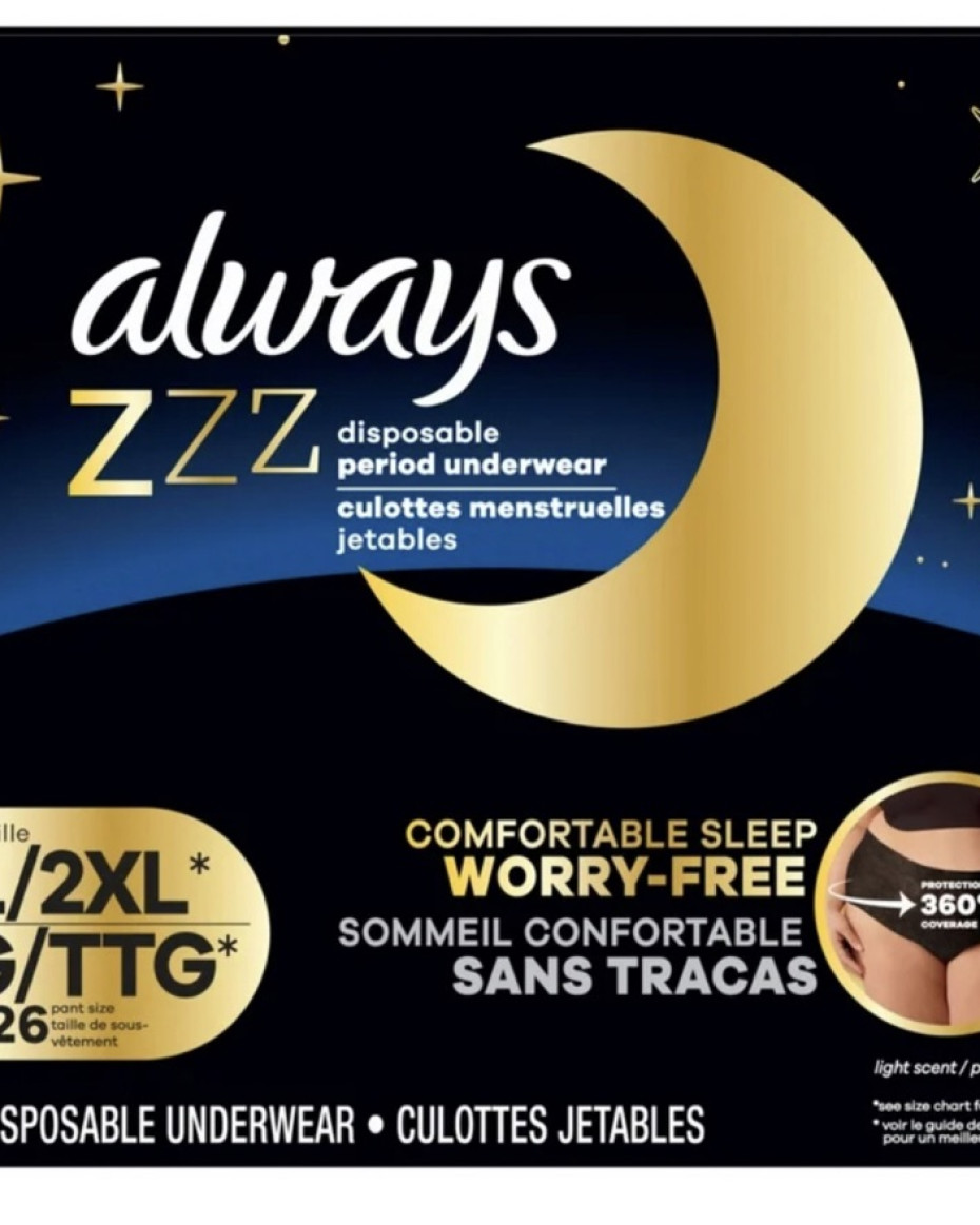 Always Disposal Period Under Wear Size 18-26