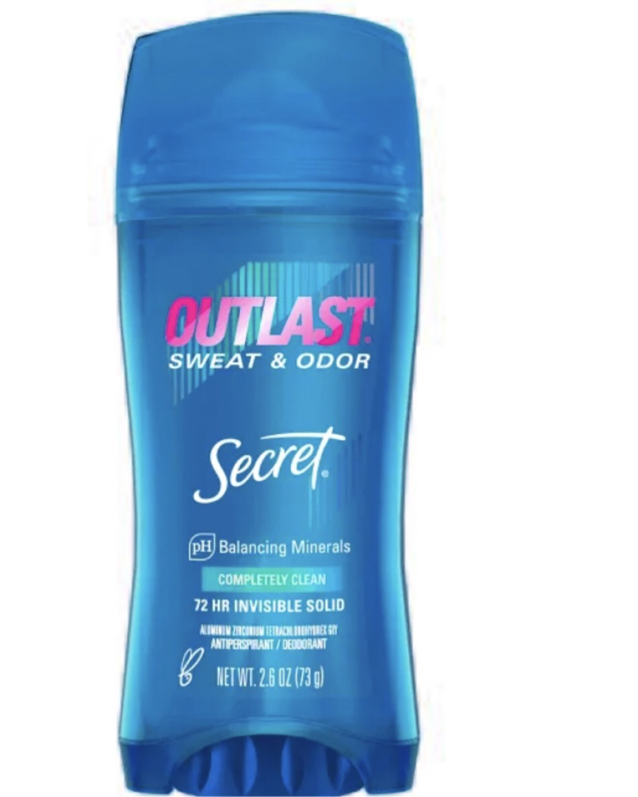 OutLast Sweat And Odor Secret Completely Clean Deodorant