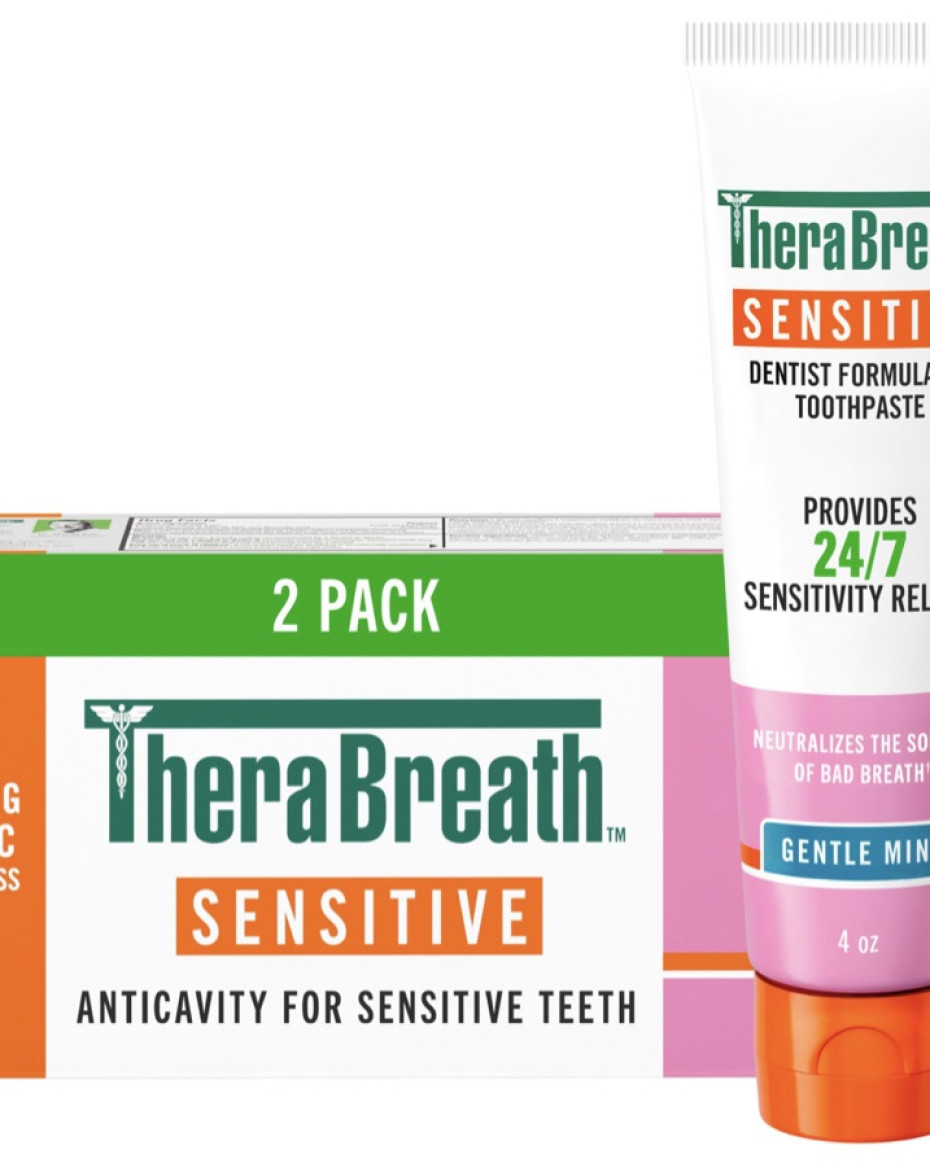 Therabreath Sensitive Toothpaste Twin Pack