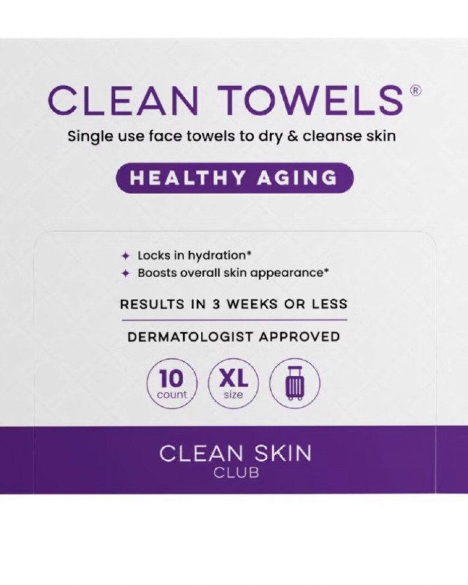 Clean Towel Healthy Aging 10 Counts