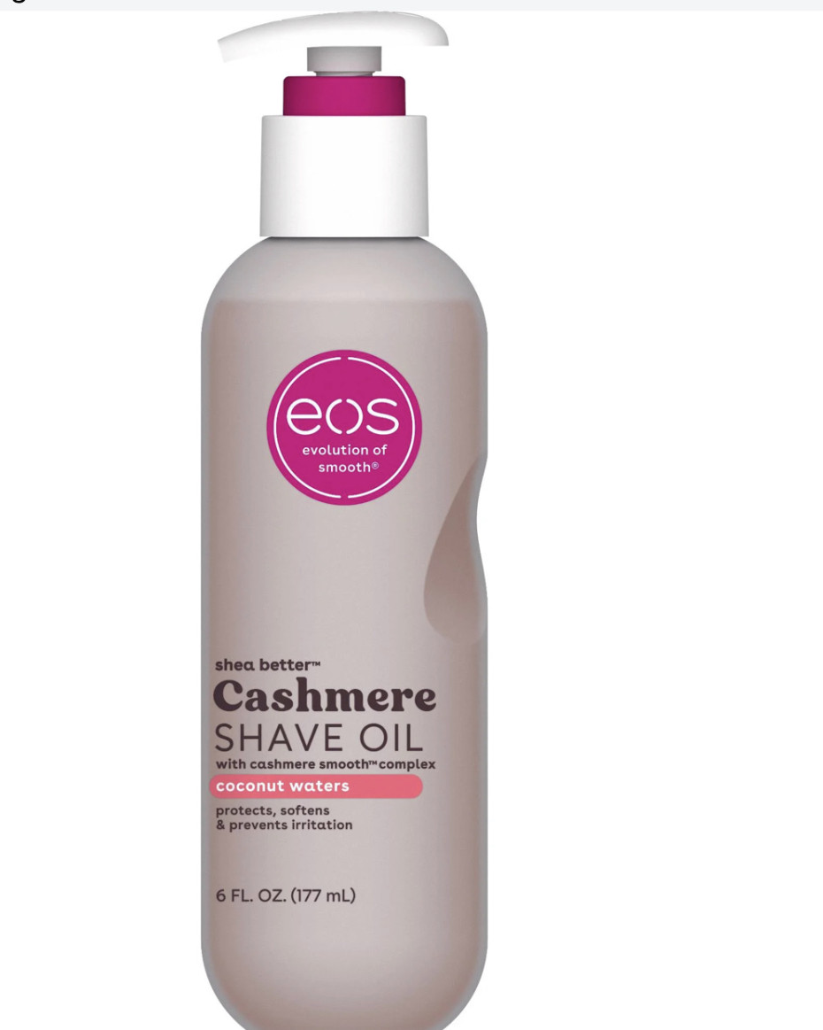 Eos Cashmere Shave Oil Coconut Water