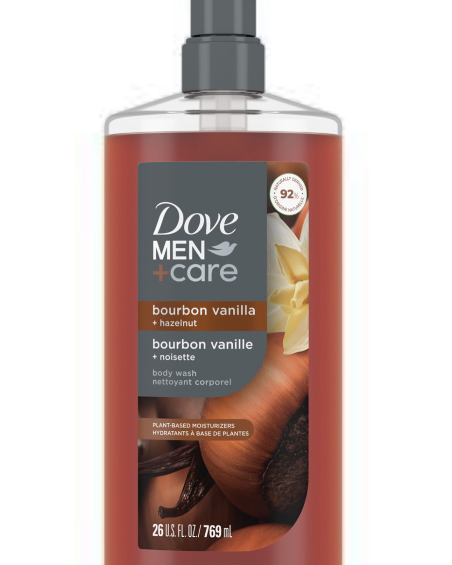 Dove Men + Care Bourbon Vanilla + Hazelnut