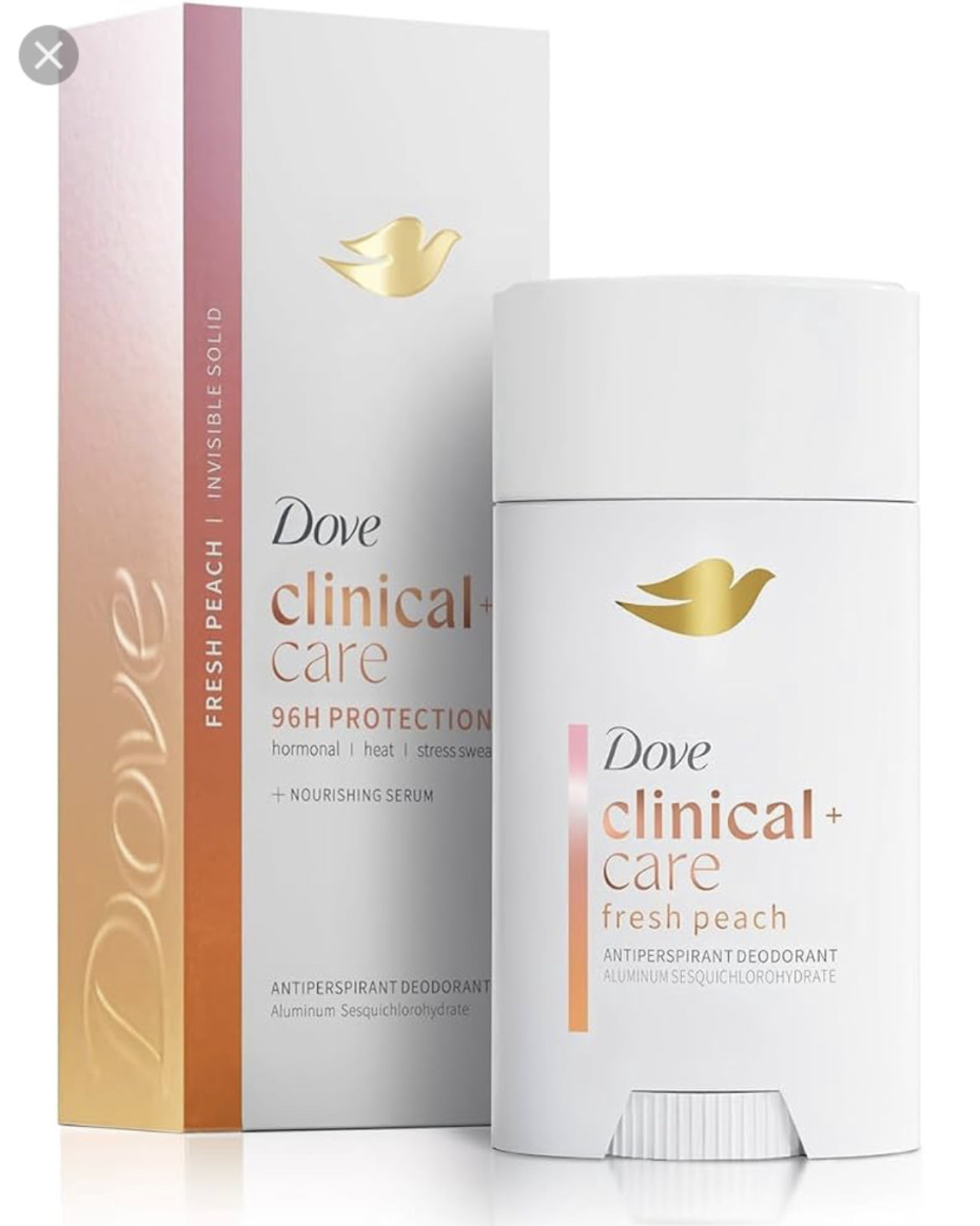 Dove Clinical Care Fresh Peach Invisible Solid Deodorant