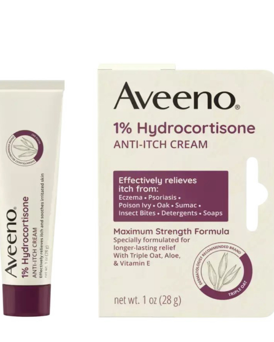 Aveeno 1 hydrocortisone anti-itch cream