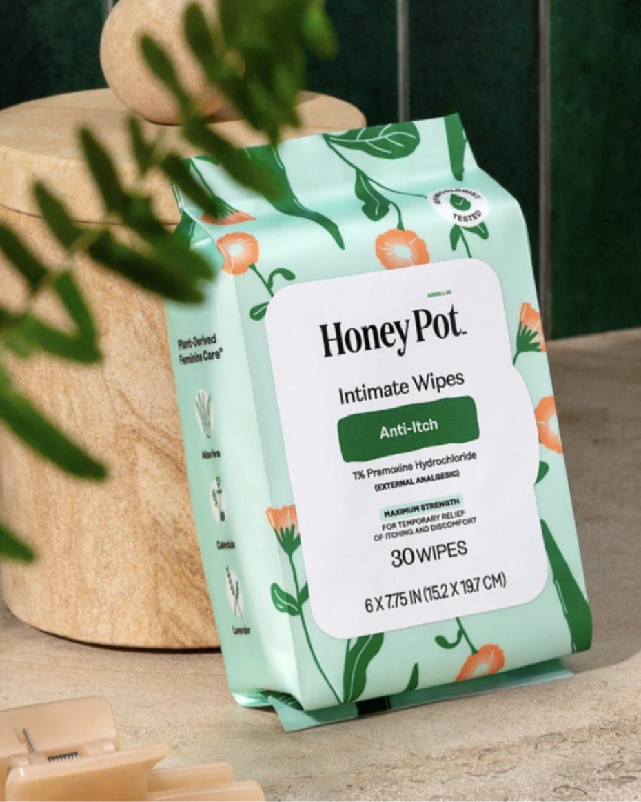 Honey Pot Intimate Wipes Anti Itch