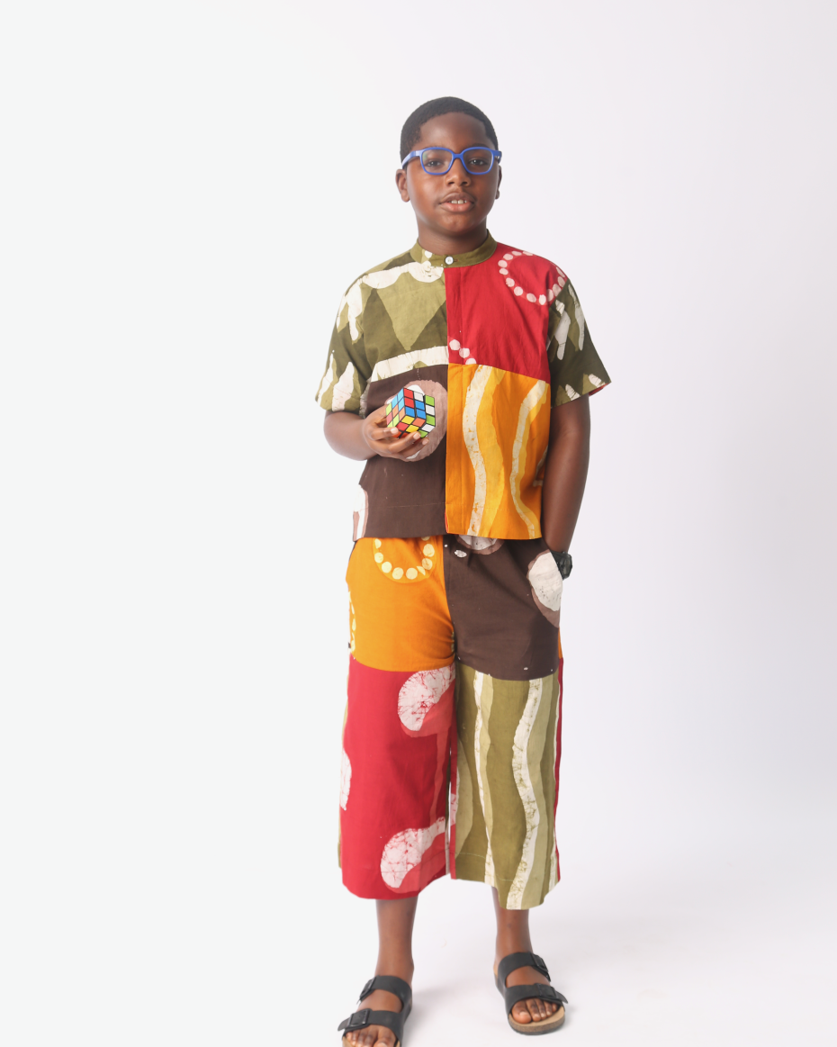 KIDS DARK MULTICOLOUR CULOTTES
