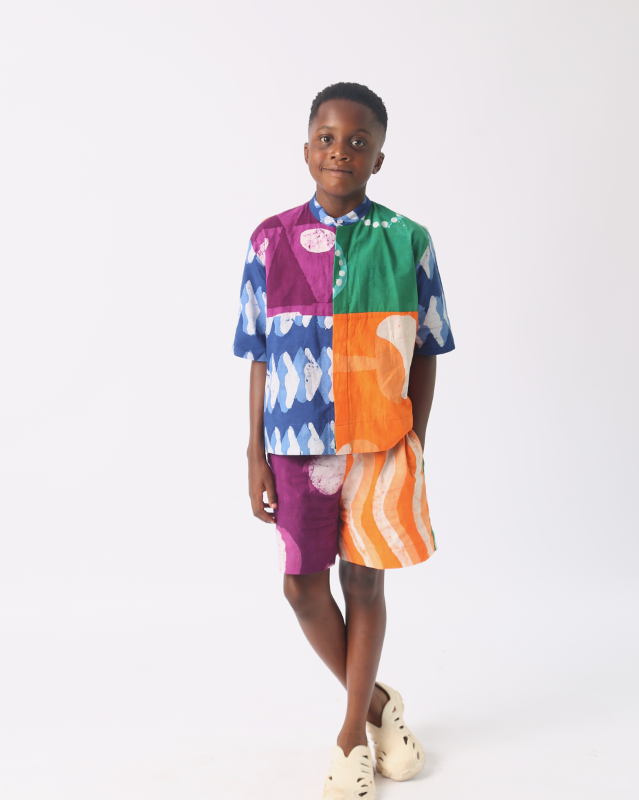 KIDS BRIGHT MULTICOLOURED SHIRT