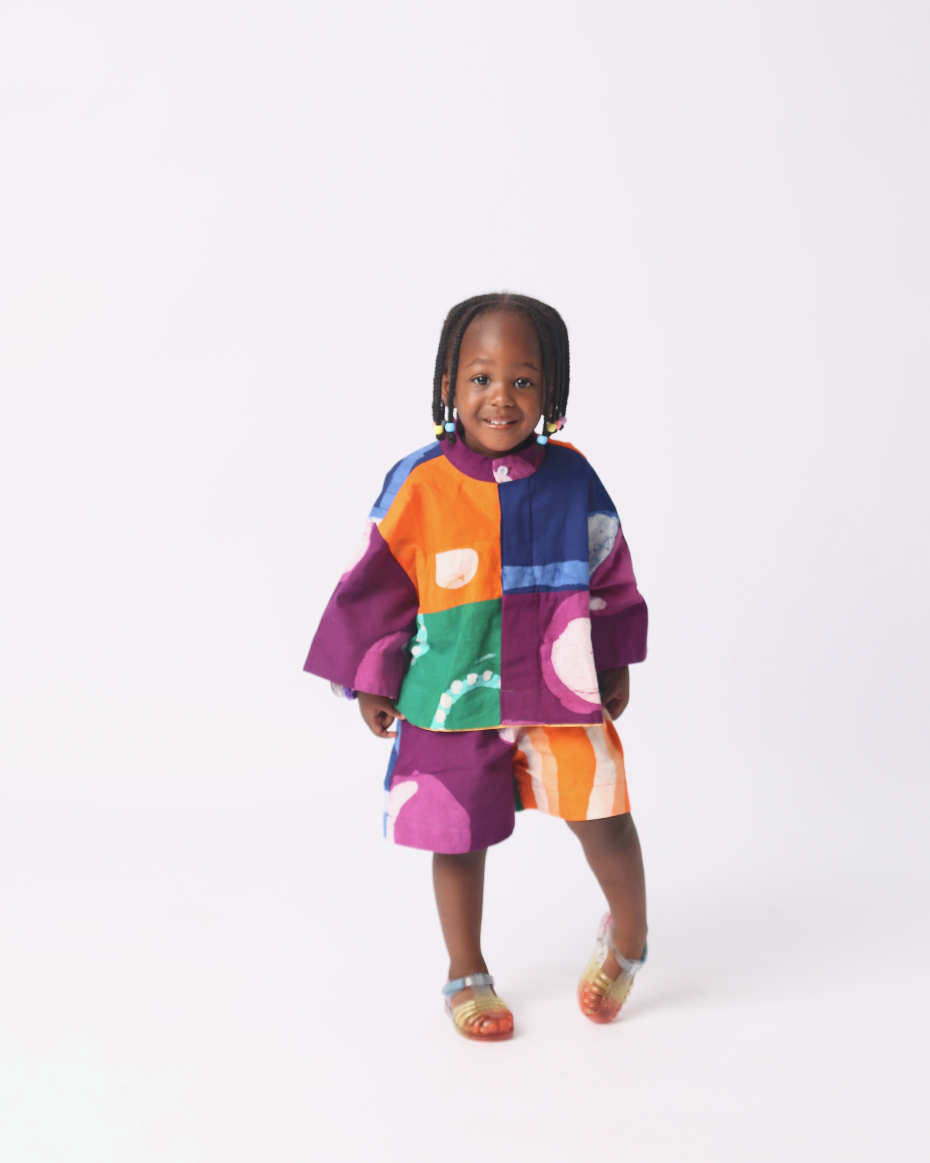 KIDS BRIGHT MULTICOLOURED SHORTS