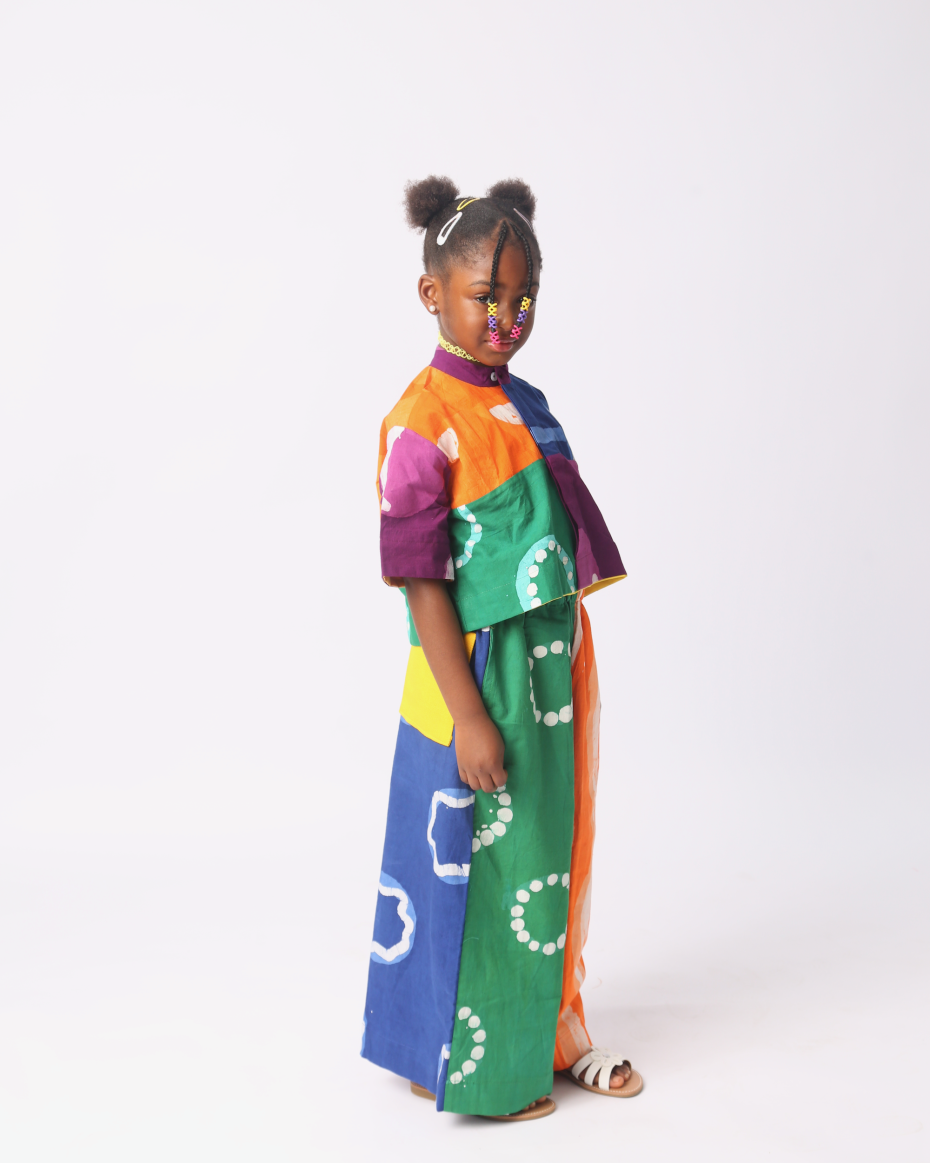 KIDS BRIGHT MULTICOLOURED CULOTTES