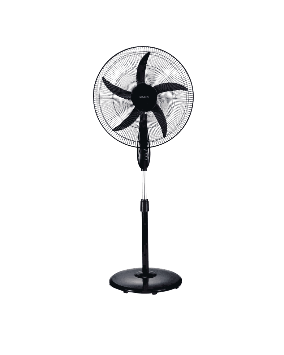 Maxi Standing Fan 20 inch Black (50-12PB) | Monietronics. Your trusted