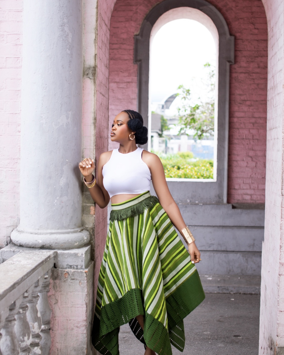 Olowo Skirt In Green