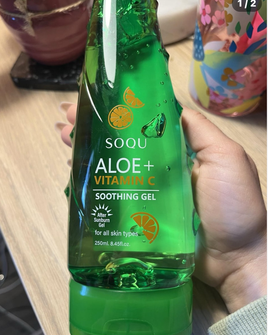 SOQU Aloe + Vitamin C Soothing Gel. After Sunburn Gel | Selfcare Naija  Essentials. Your personal care shop for life.