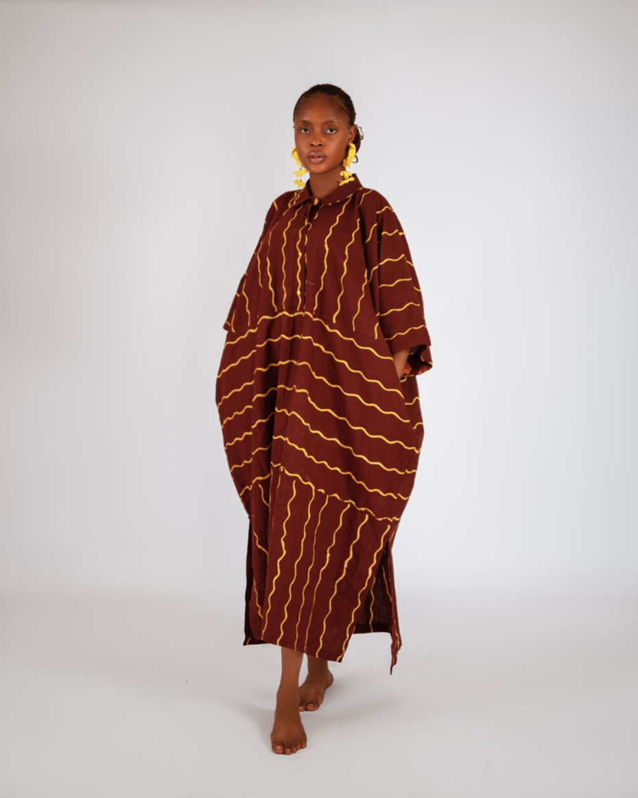 Midi Collared Boubou