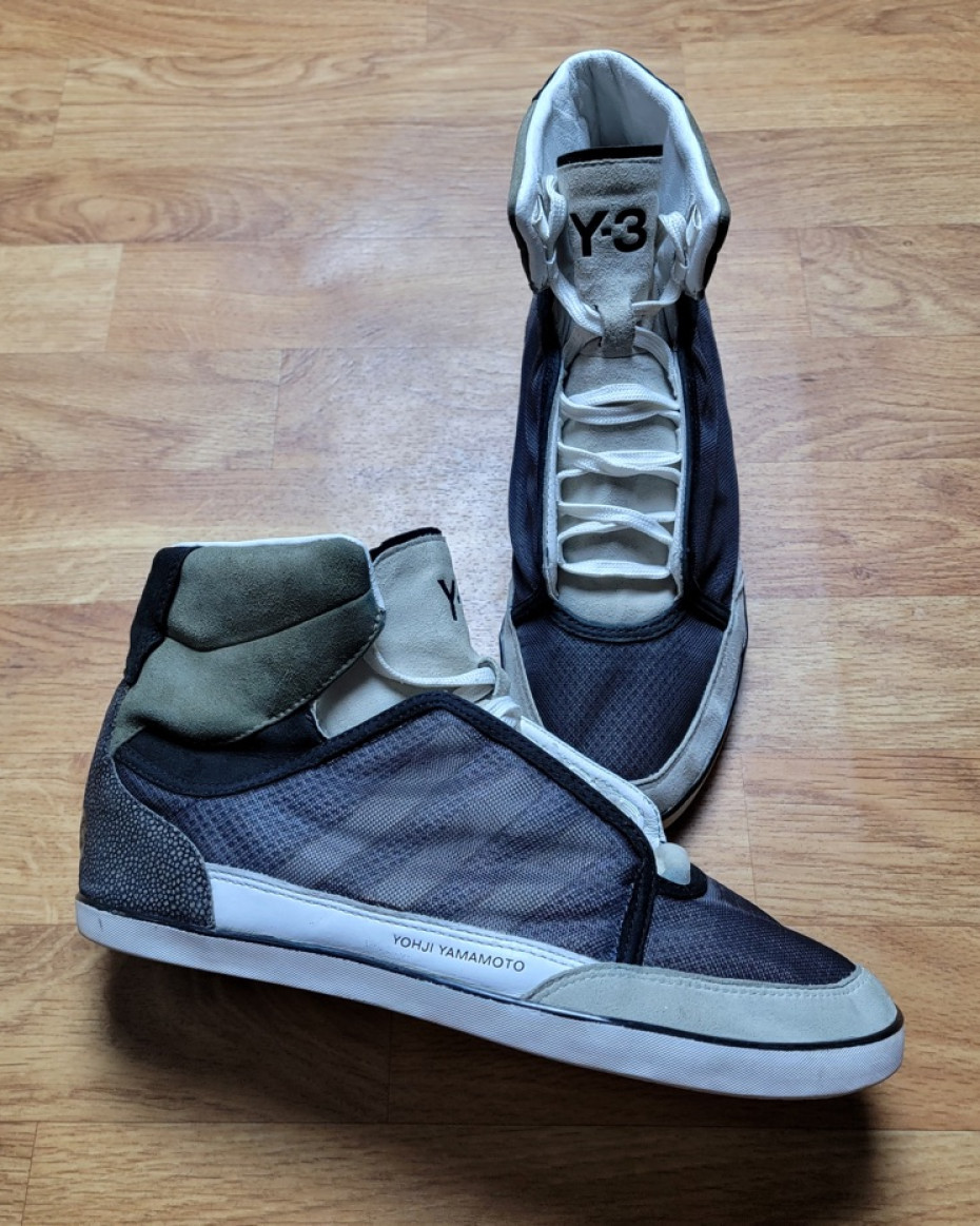 Adidas x Y-3 x Yohji Yamamoto Honja High "Mixed Media" (Size 40.5/41) |  THRIFTSTEPPERS. Buy Sneakers Without breaking The Bank