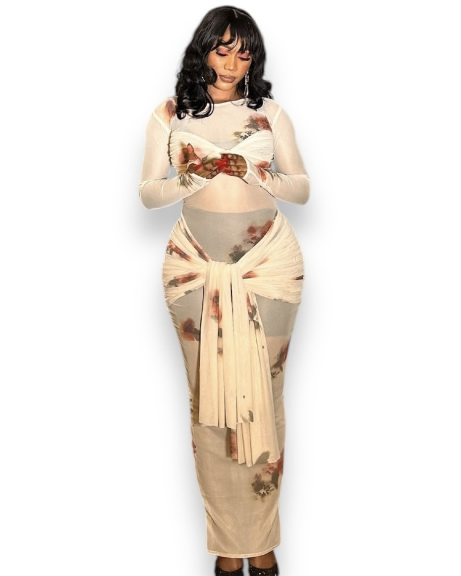 T5S Gypta Mesh Dress