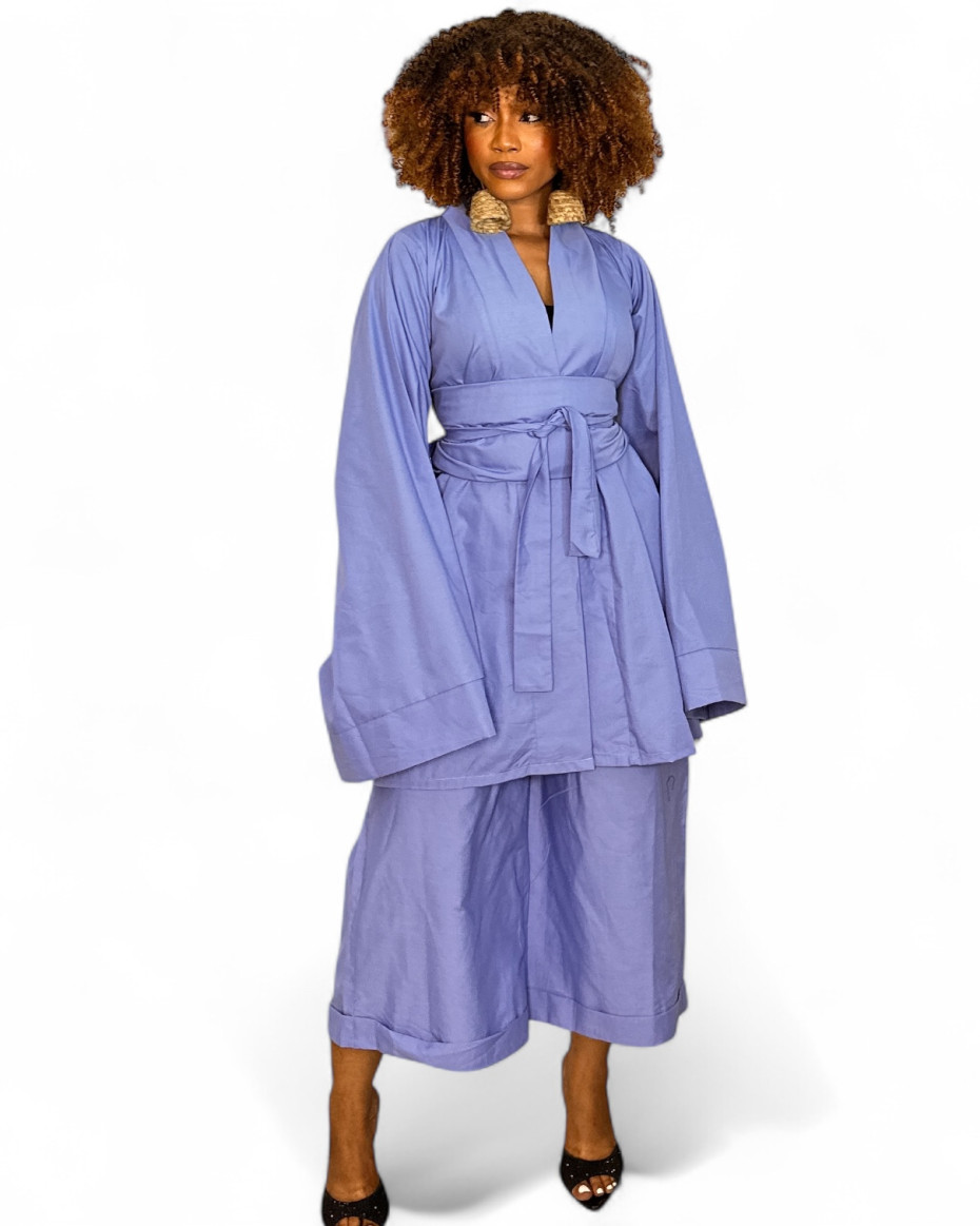 T5S Adaeze Kimono and Culottes Set