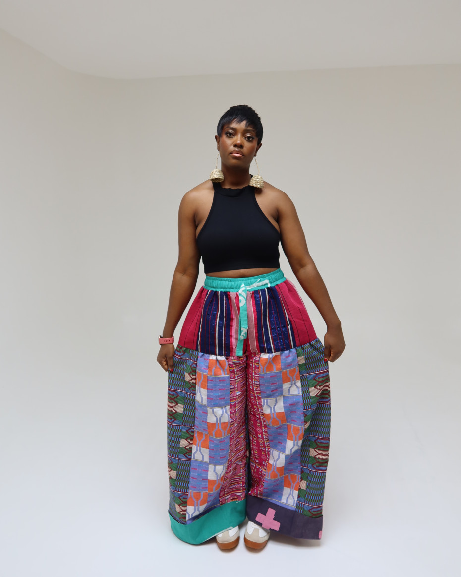 Asoke/akwete Baggy Pants