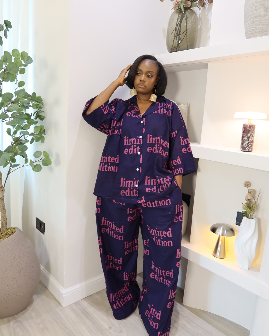 Limited Edition Pant Set (pink/purple)
