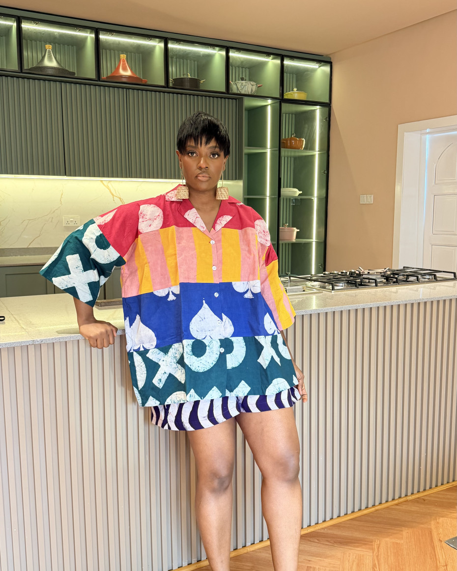 Multicolored Short Set