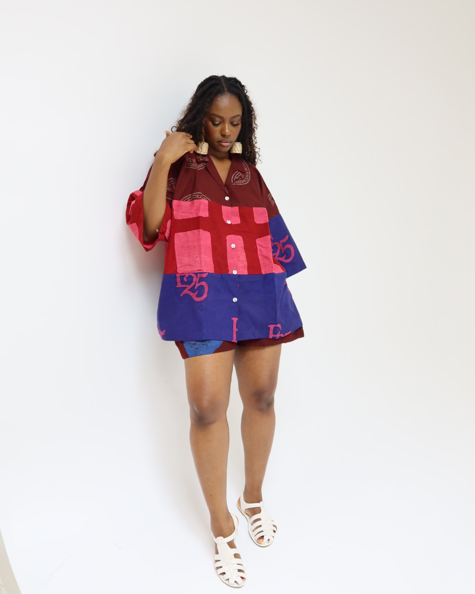 Multicolored Short Set (one size Which Fits Uk8-16 Only)