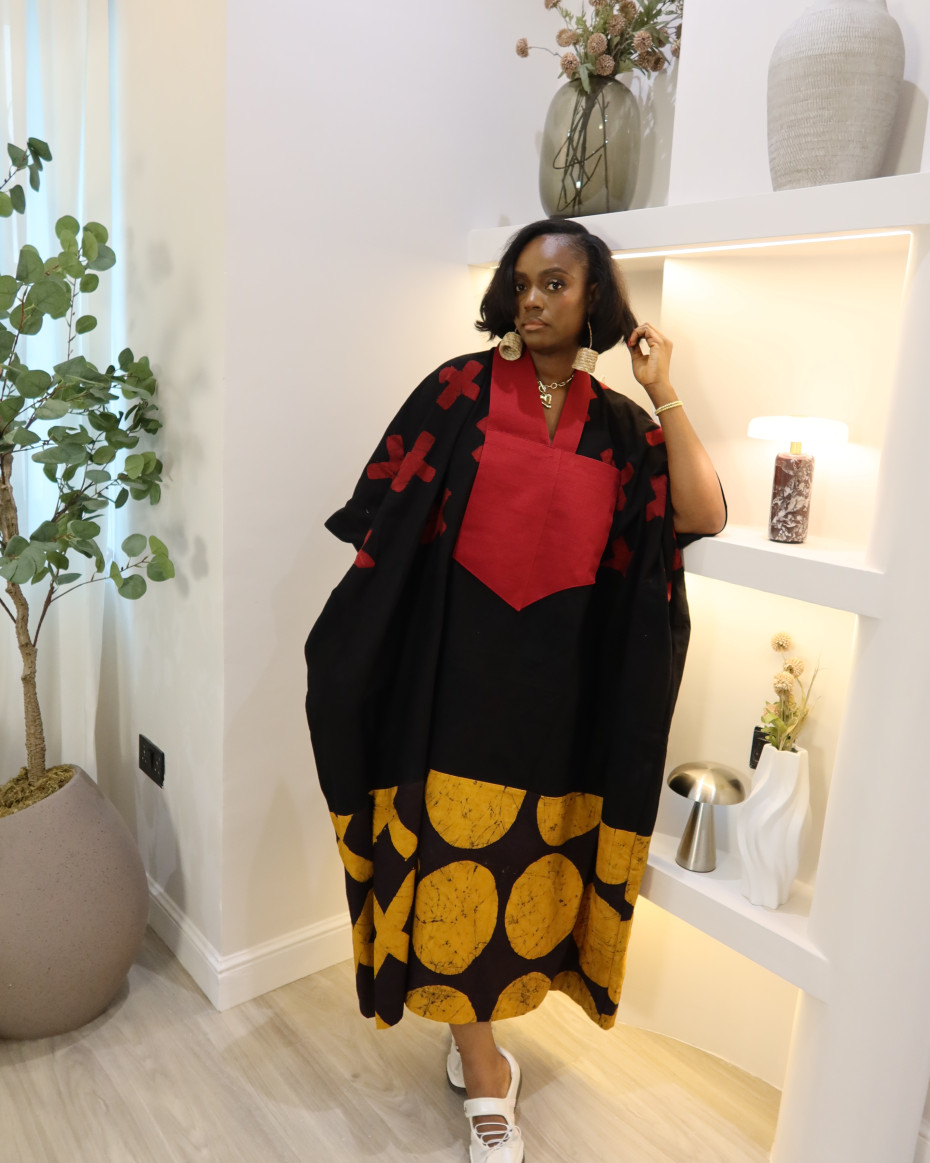 Multicolored 3/4 Maxi (dark Tone)
