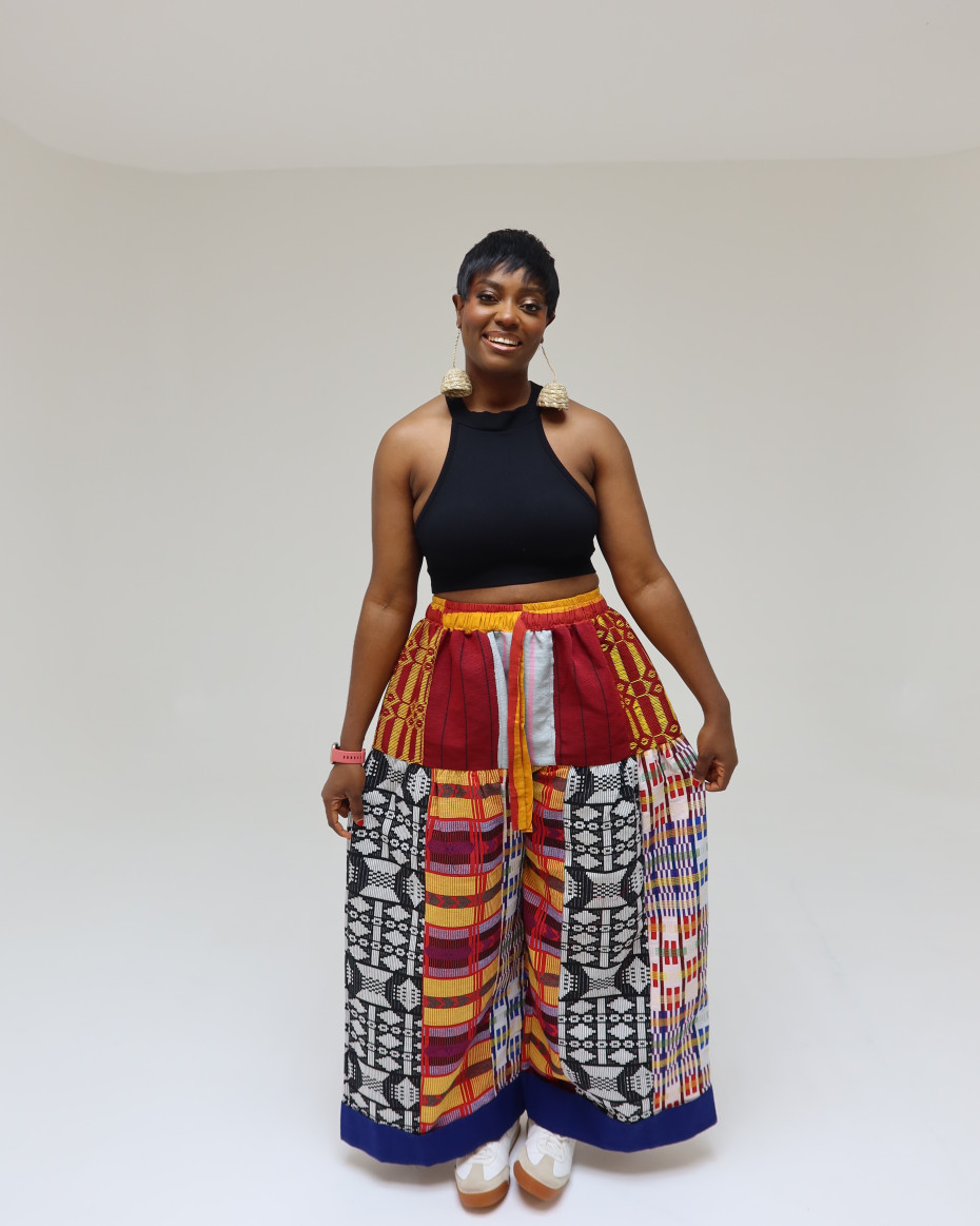Asoke/akwete Baggy Pant