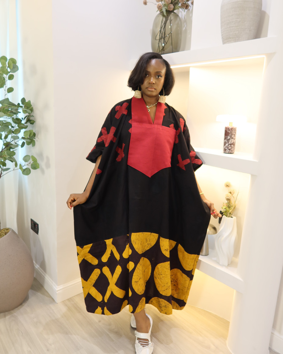 Multicolored 3/4 Maxi (dark Tone)