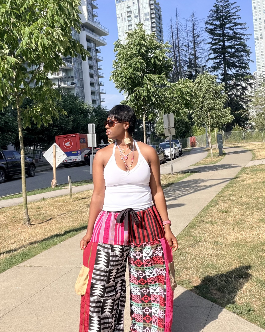 Asoke/akwete Baggy Pants