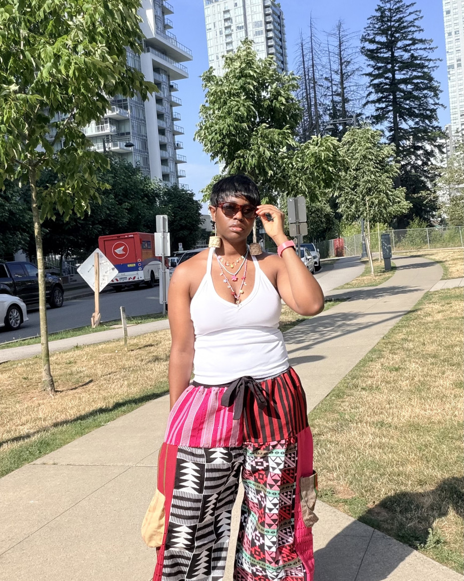 Asoke/akwete Baggy Pants