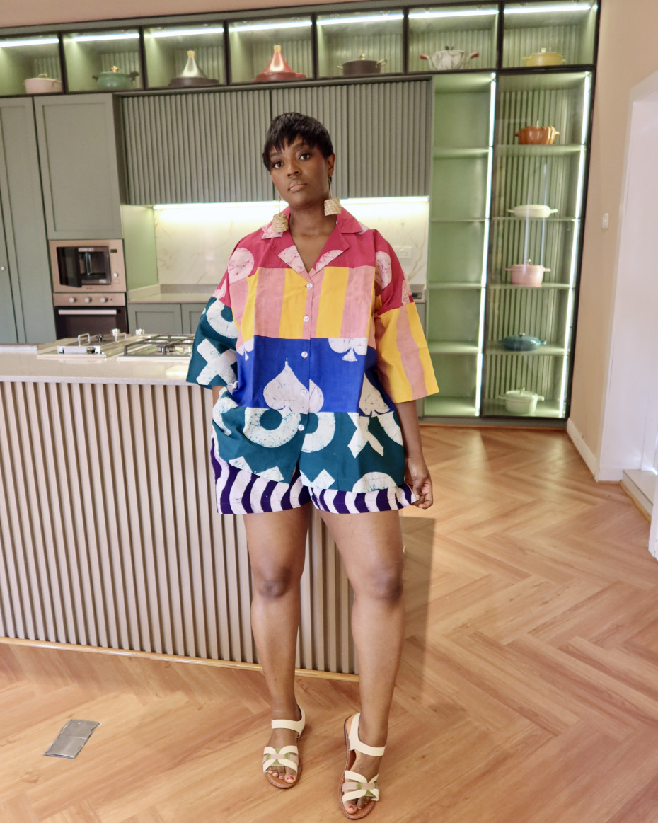 Multicolored Short Set