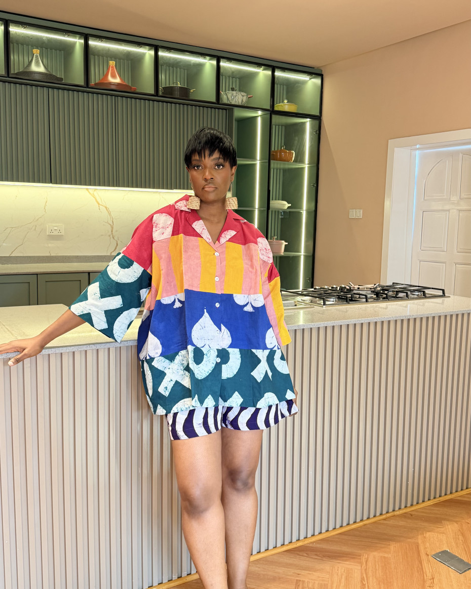 Multicolored Short Set