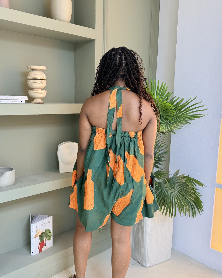 Bottle Print Playsuit